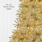Best Choice Products Artificial Tinsel Christmas Tree - Champagne Gold